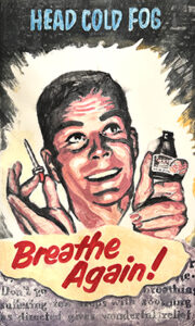 Hand-pulled monotype of Breathe Again