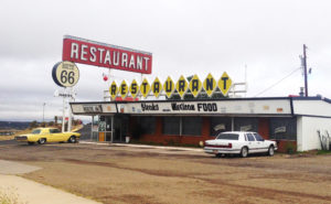 photograph of the 66 Restaurant in Santa Rosa New Mexico