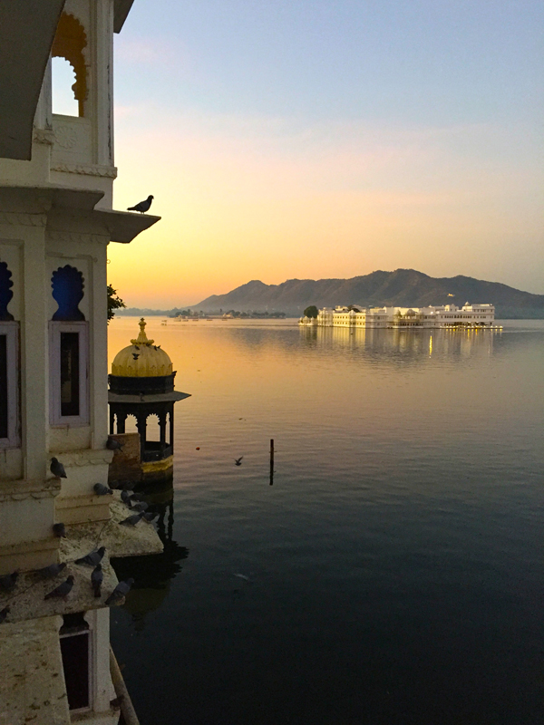 photograph of the Magic of Udaipur on Indian Dupion silk